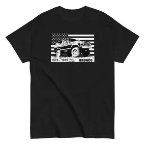 78-79 Bronco T-Shirt With American Flag