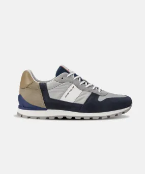 Ambitious Ken Mens Navy and Grey Performance Sneakers