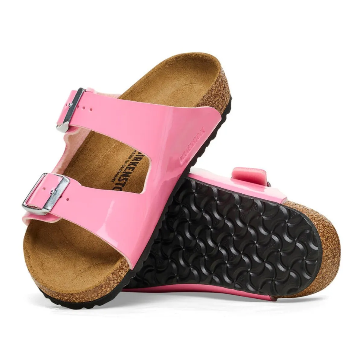 Birkenstock Girl's Arizona Patent Candy Pink