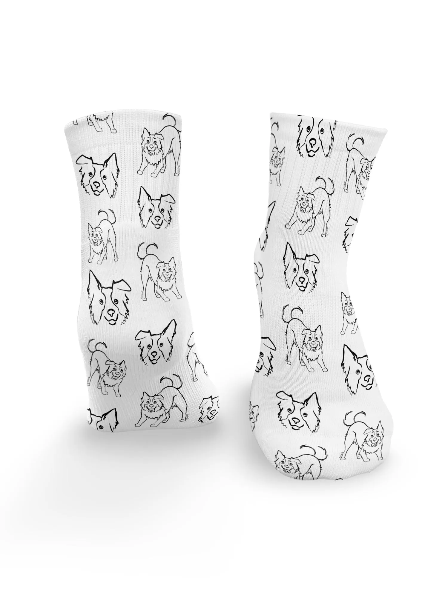 Border Collie Ankle Socks