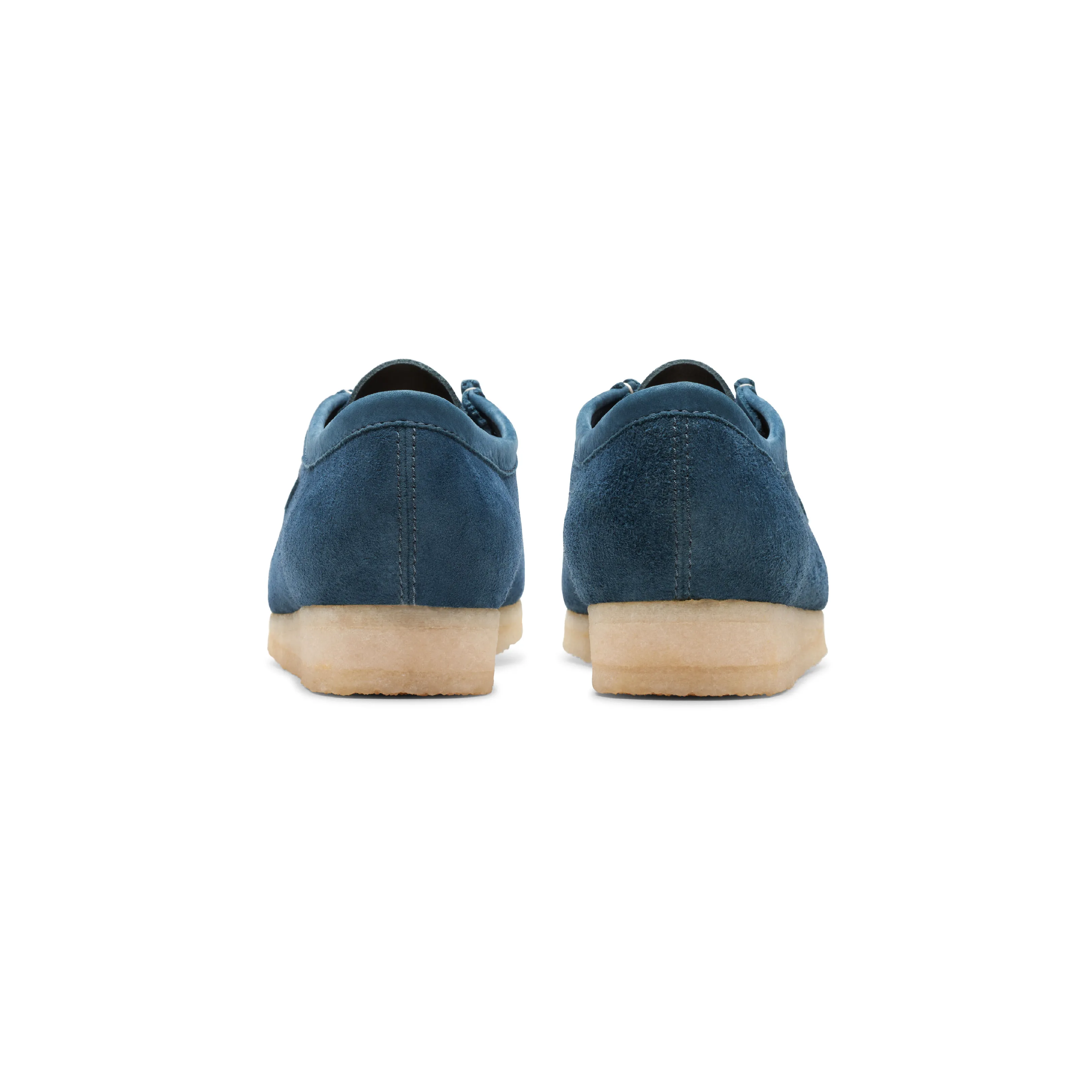 Clarks Wallabee Navy / Teal Suede