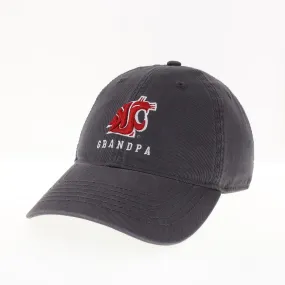 Classic Gray Washington State University Grandpa Hat - Stylish and Comfortable Adjustable Cap for Alumni and Fans