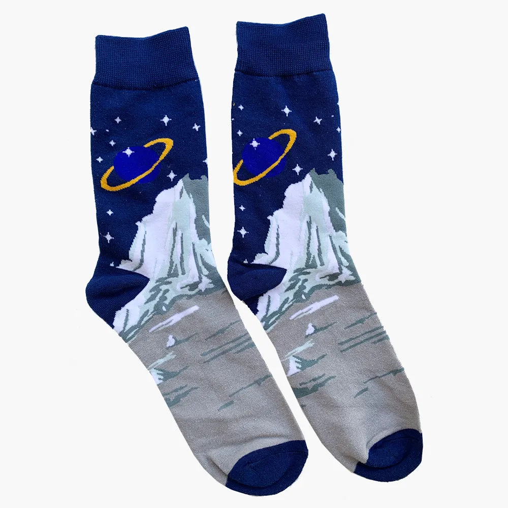 Crew Socks | Funky Socks - Satellite