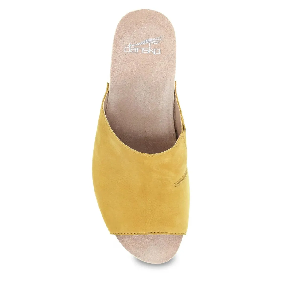 Dansko Women's Tandi Yellow Milled Nubuck