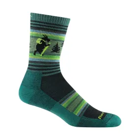 Darn Tough Vermont Men's Willoughby Micro Crew Lightweight Hiking Sock - Willow