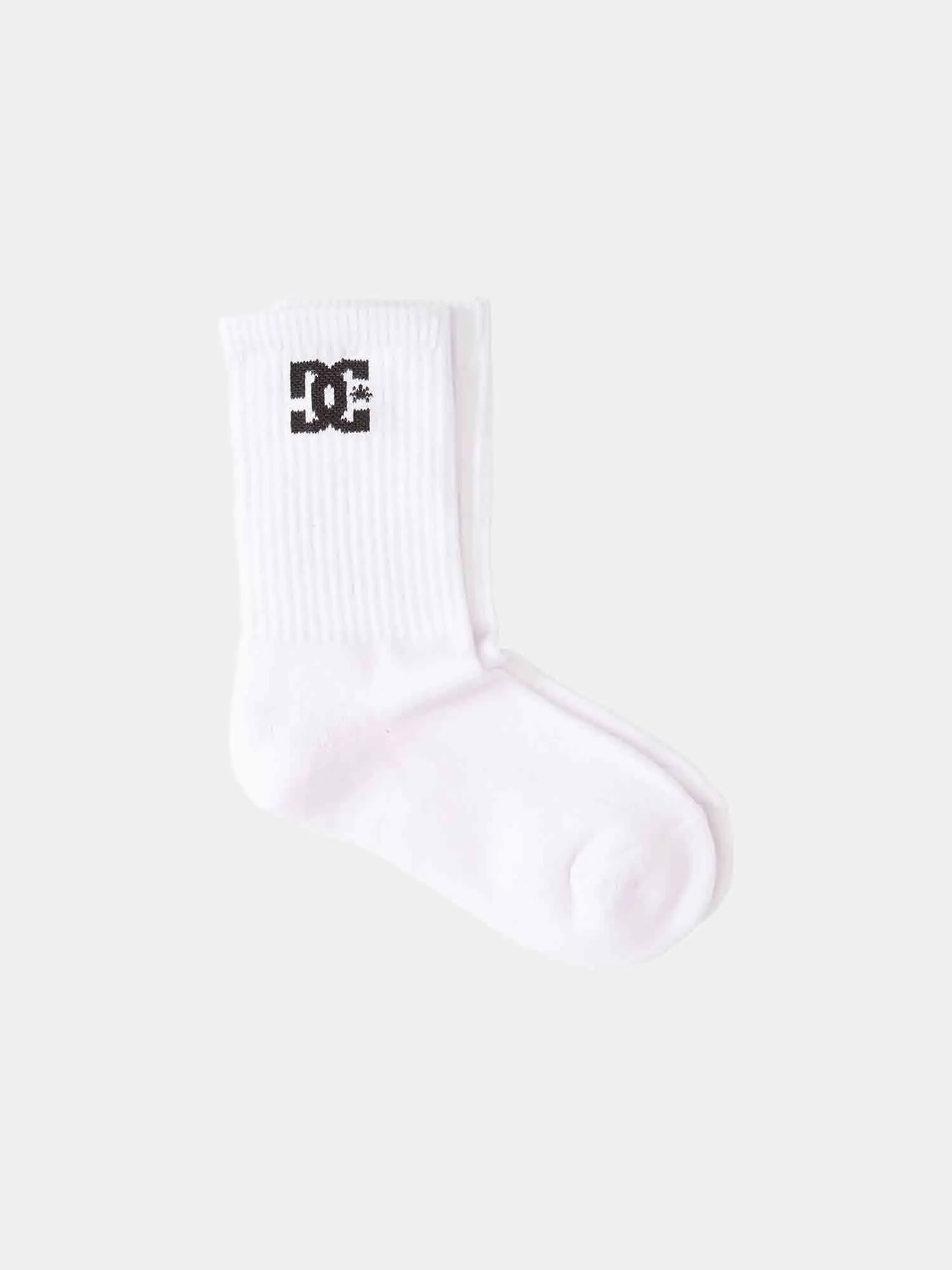 DC Youth Crew Socks 3PK - White / Grey / Black