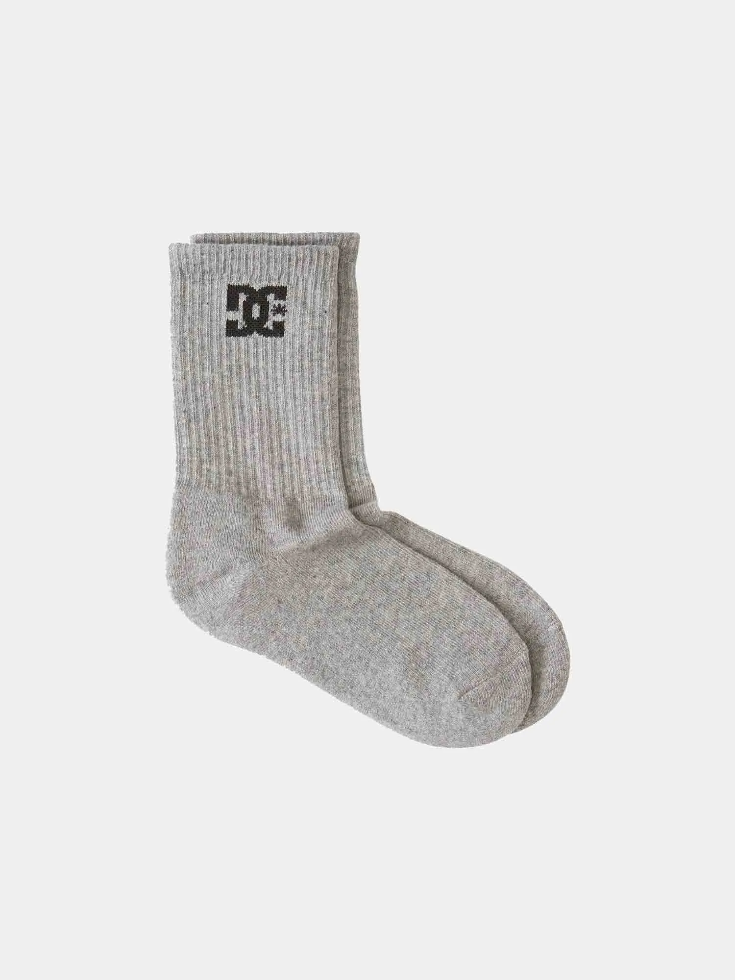 DC Youth Crew Socks 3PK - White / Grey / Black