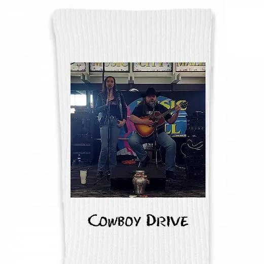 Design Your Own Custom White Crew Socks - Extra Large