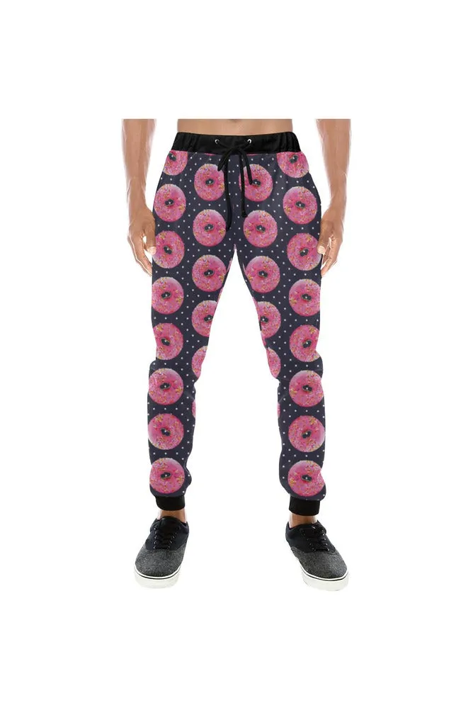 Doughnut Go Gently Into That Good Night Men's All Over Print Sweatpants (Model L11)