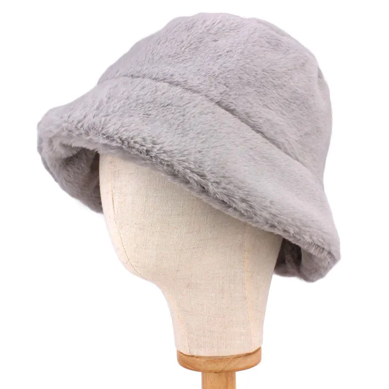 Faux Fur Bucket Hat