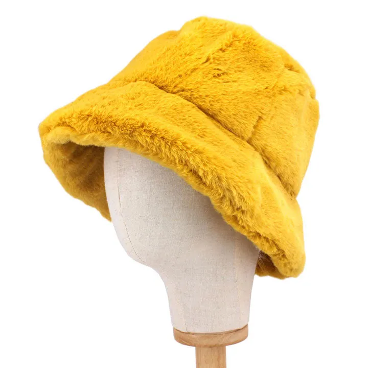 Faux Fur Bucket Hat