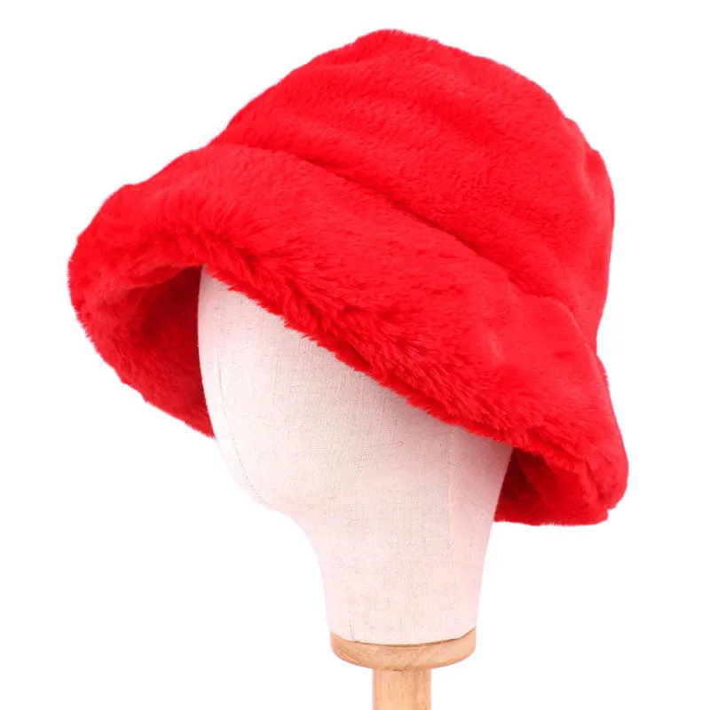 Faux Fur Bucket Hat