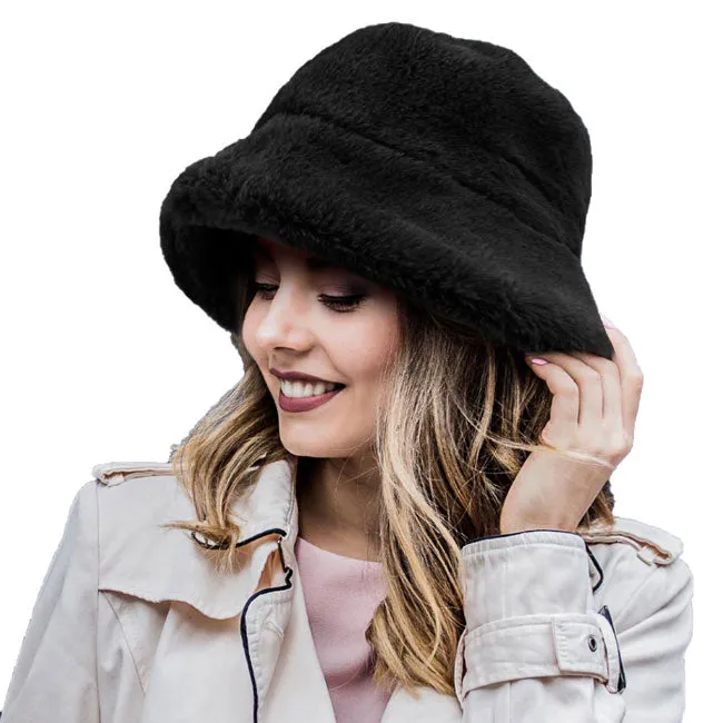 Faux Fur Bucket Hat