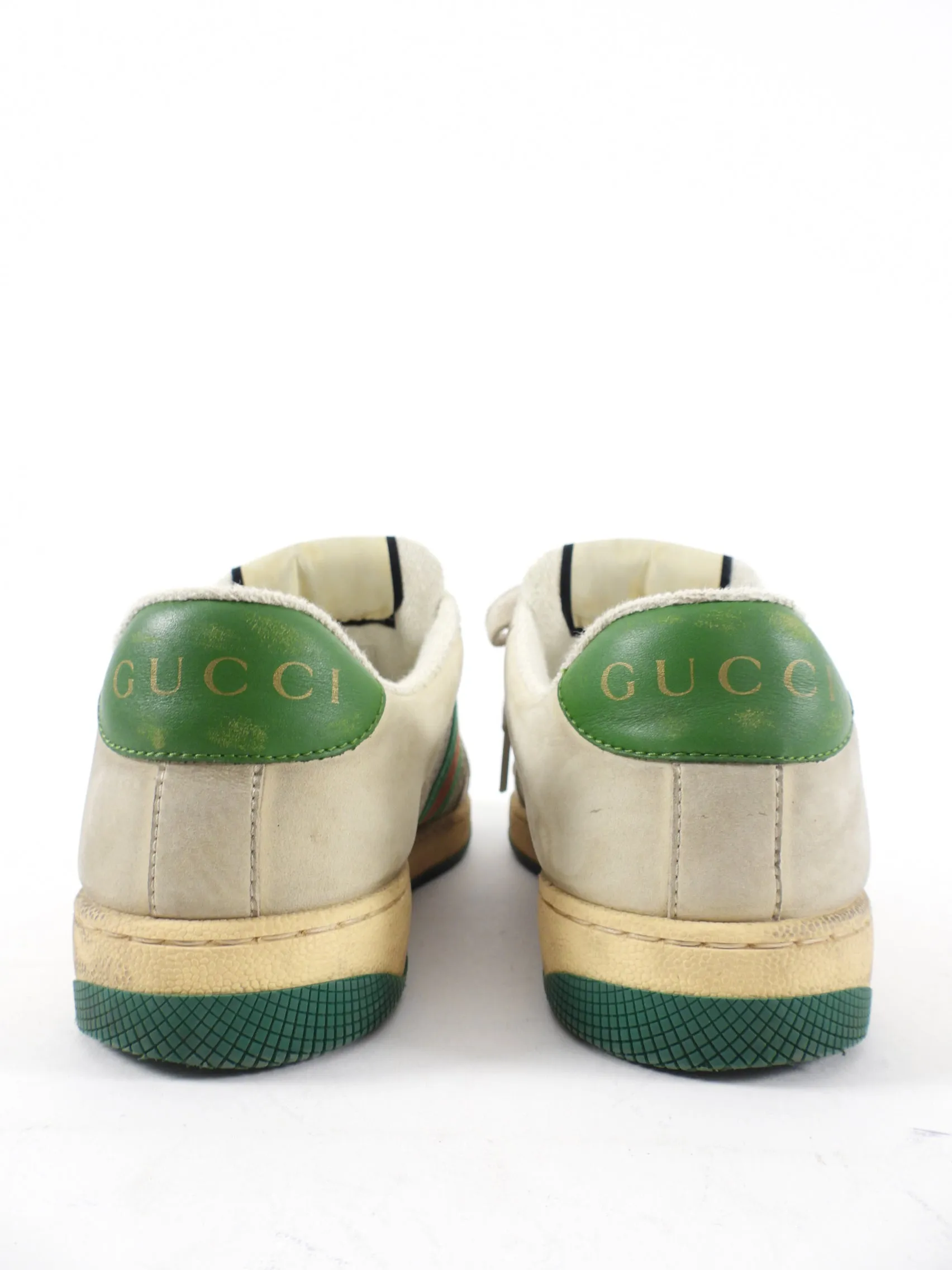 Gucci screener distressed sneaker green - 36.5 / 7