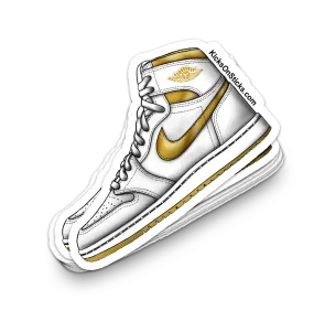 Jordan 1 "Metallic Gold" Sneaker Sticker