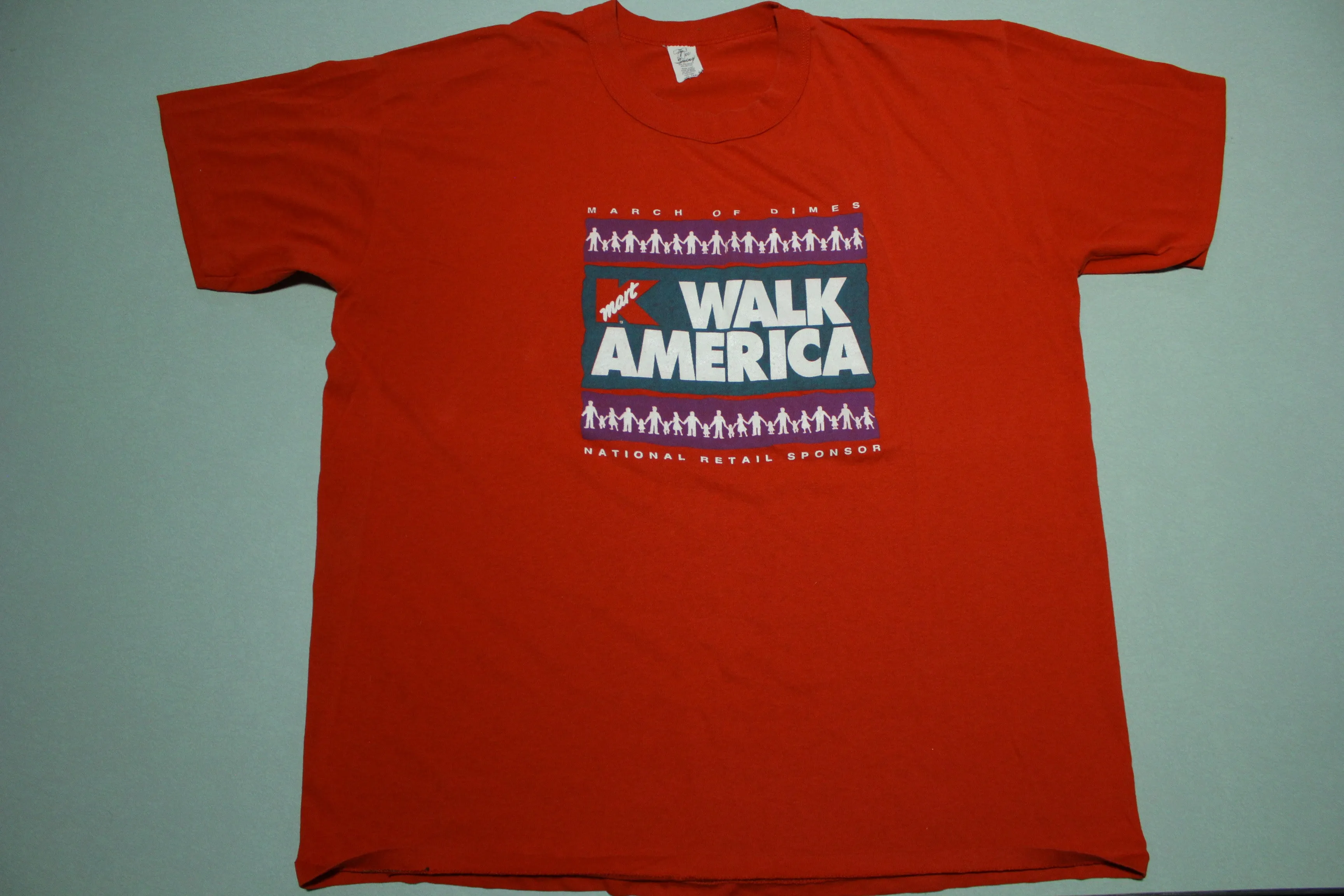 Kmart Vintage Walk America March of Dimes Made in USA Single Stitch T-Shirt