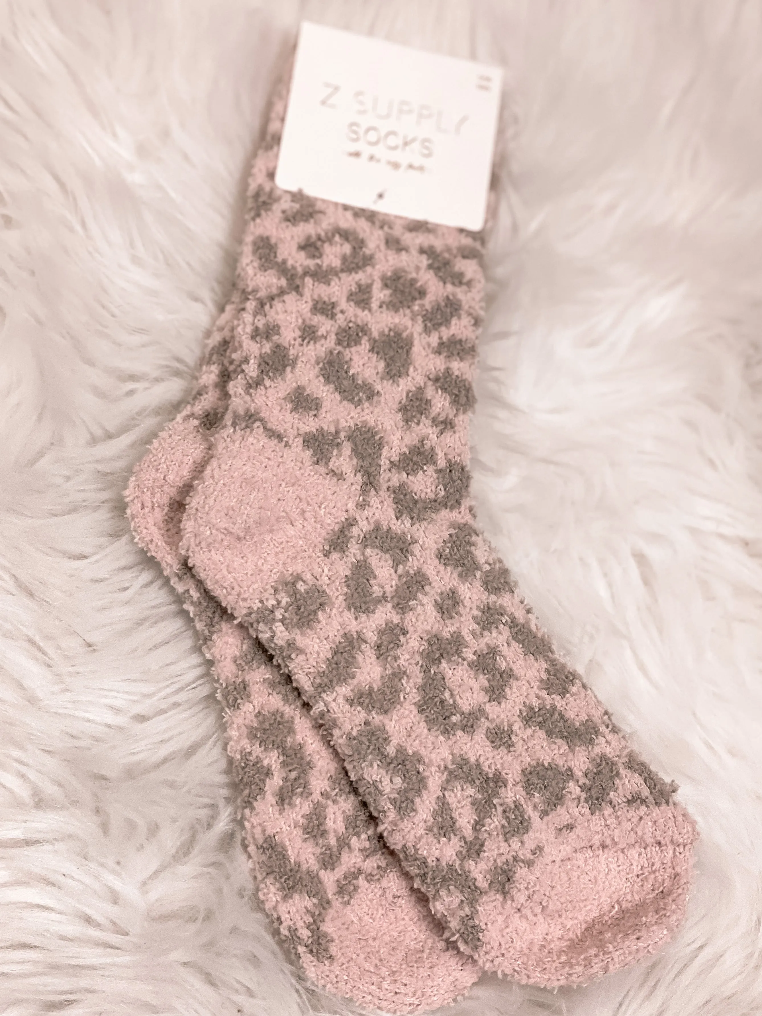 Leo Plush Socks