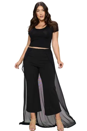 Mesh Walk Through Pants