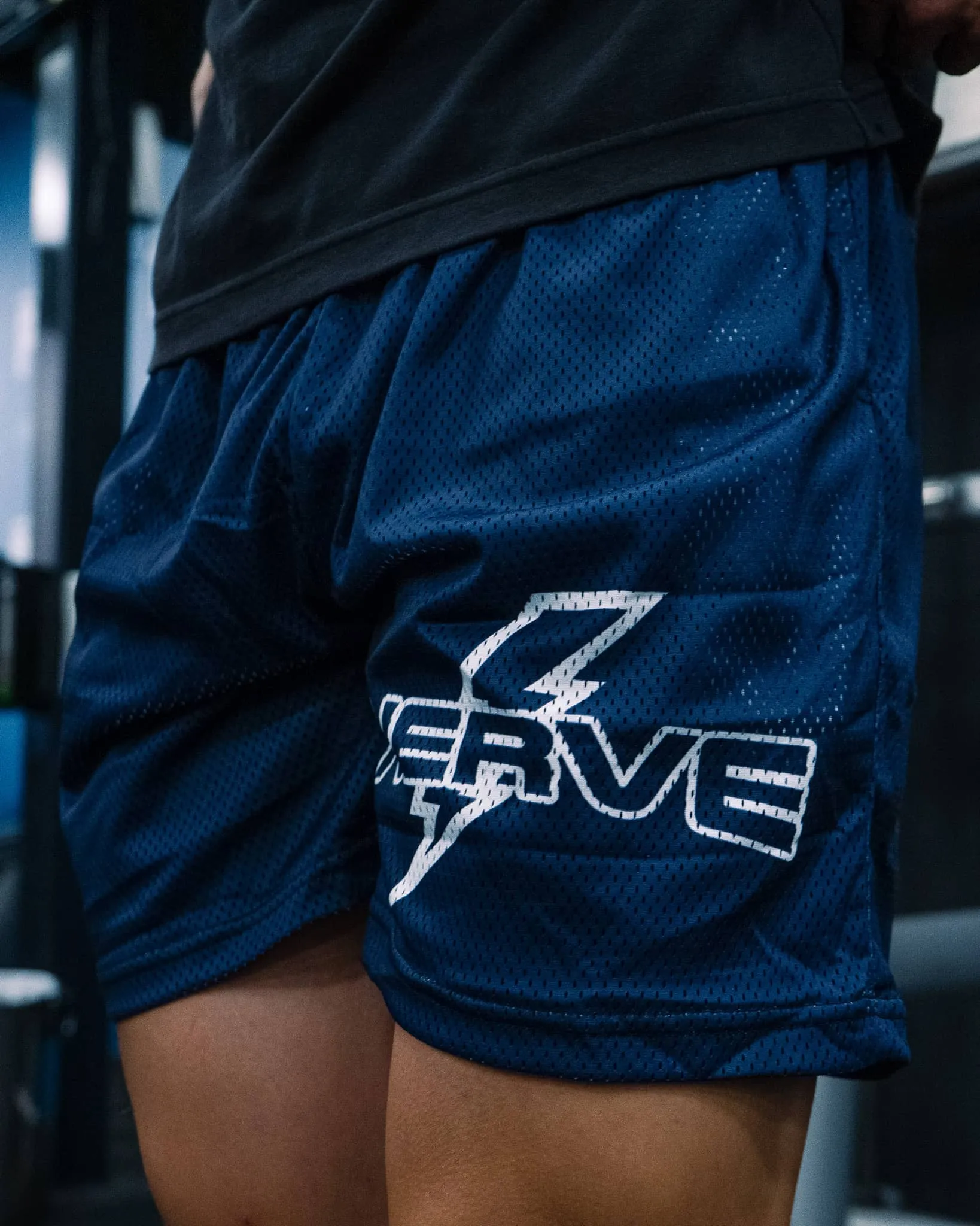 NAVY BOLT SHORTS