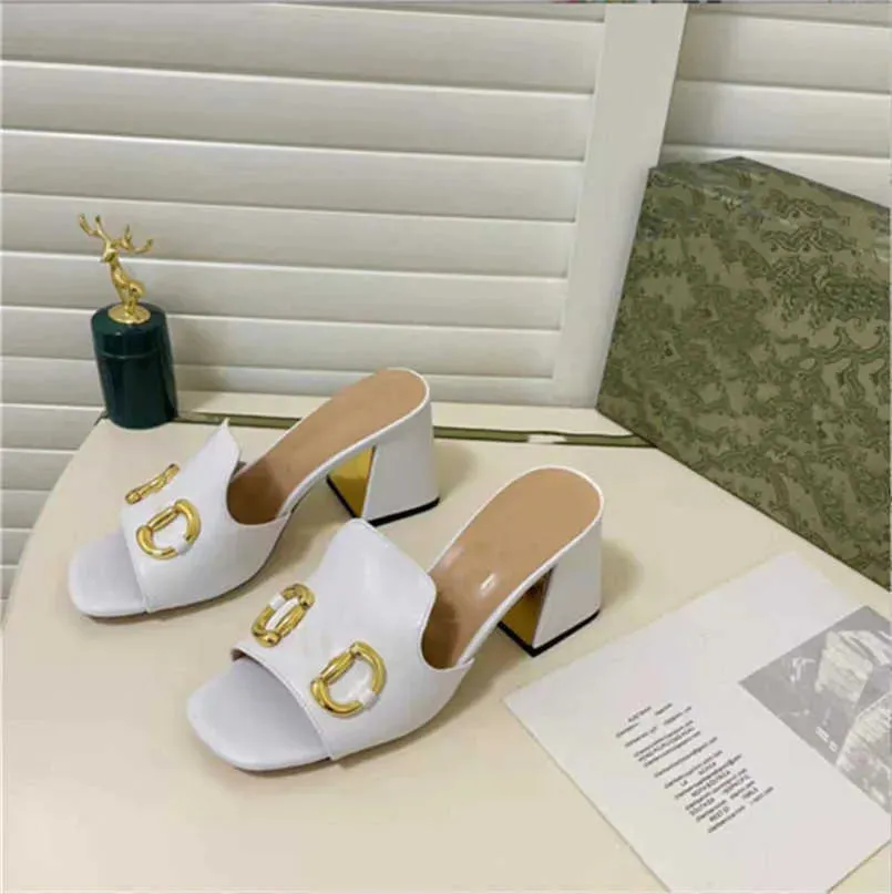 New Designer Women Sandal Platform Slipper Mule Sexy Summer Heightening Heel Height Thick Slippers Slides Flip Flops Womens Beach Outdoor Sandals