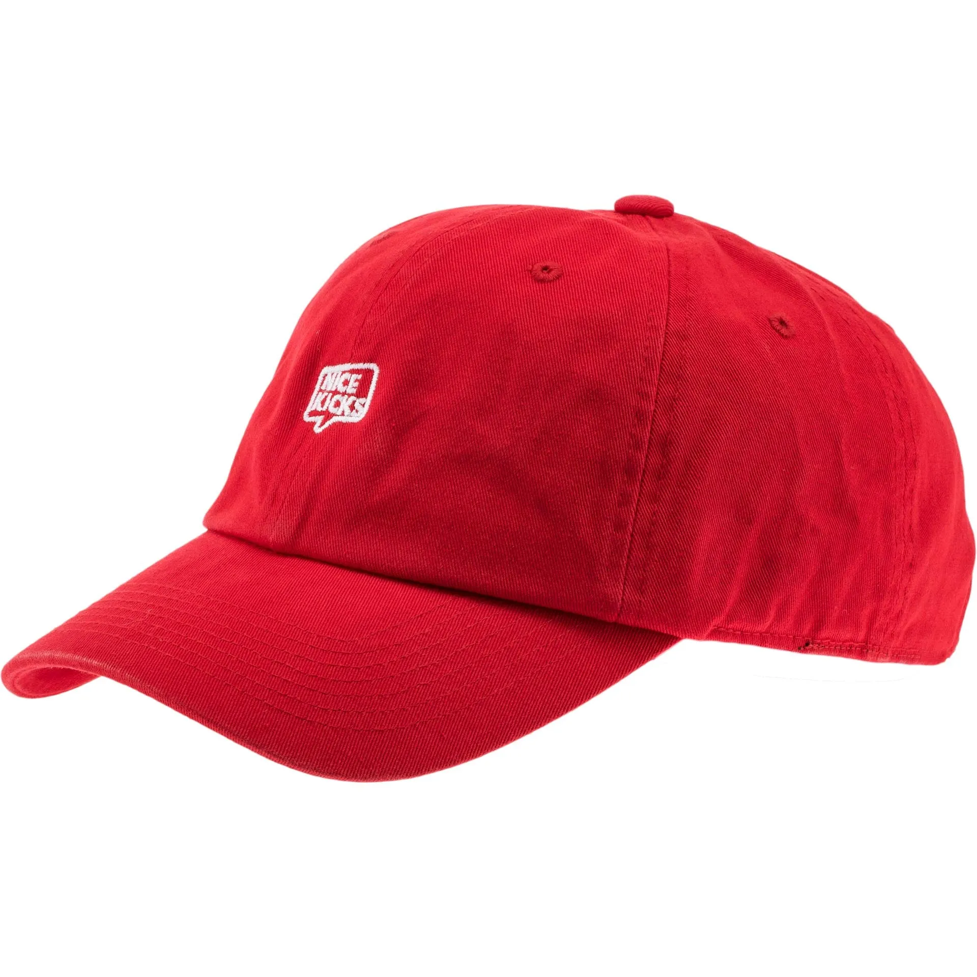 Nice Kicks Dad Hat - Red/White