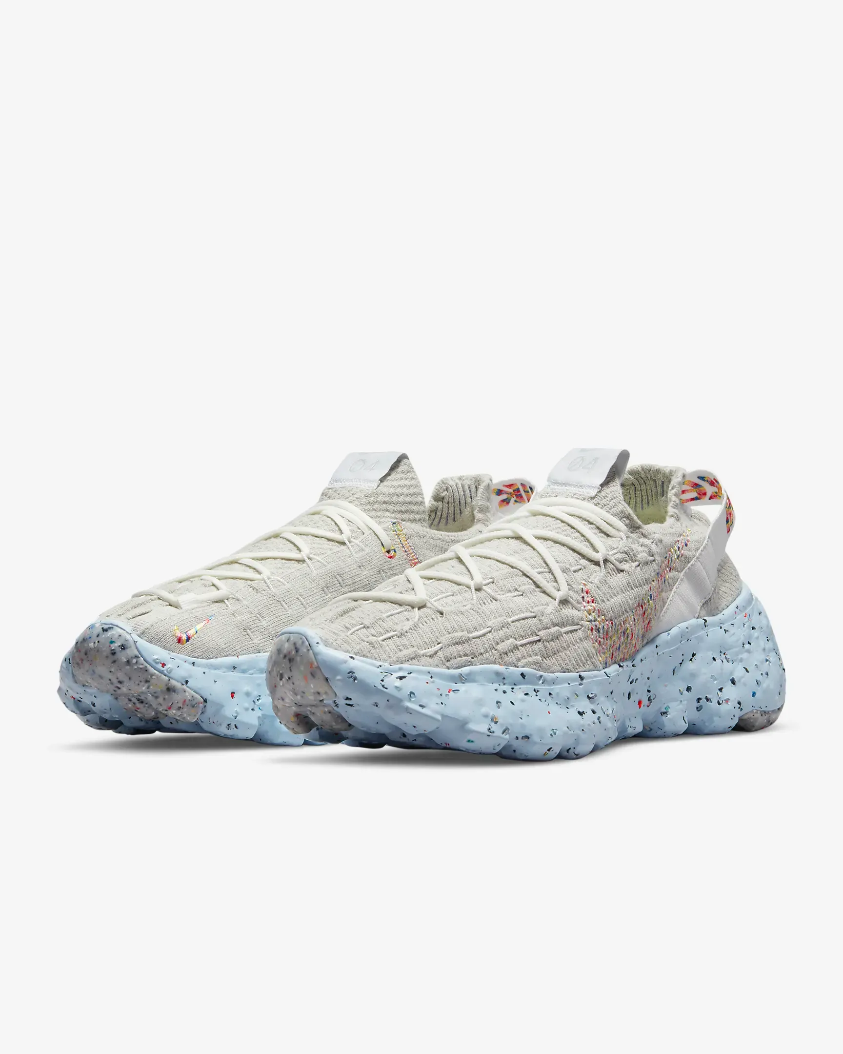 Nike Men's Space Hippie 04 Shoes - Summit White / Photon Dust / Concord / Multi-Color