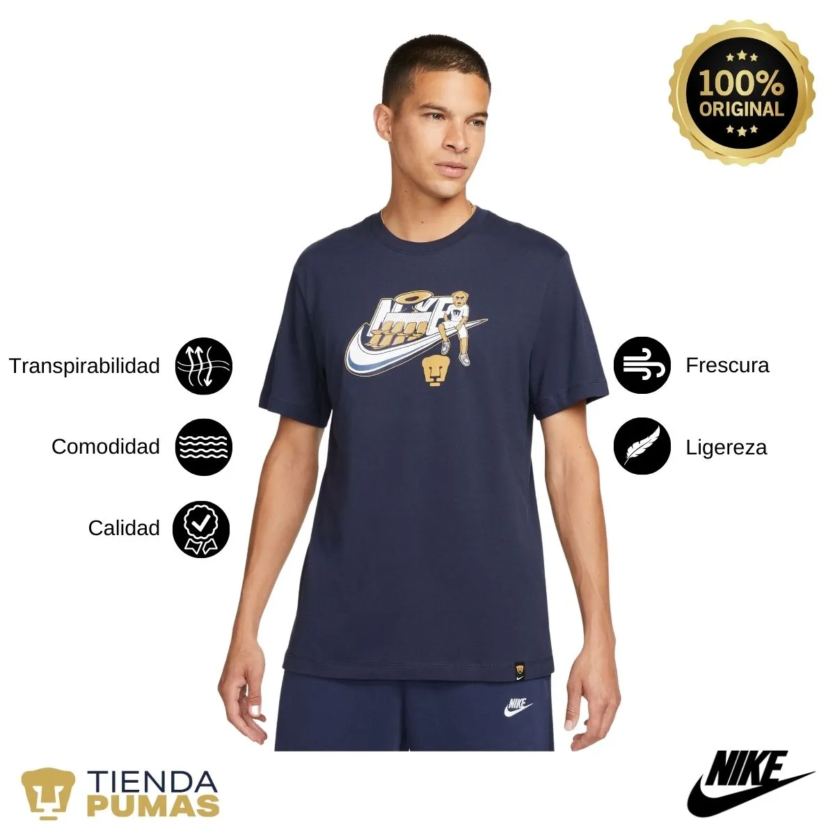 Playera Hombre Nike Pumas UNAM