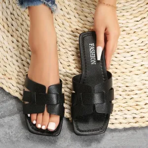 PU Leather Bunion Sandals