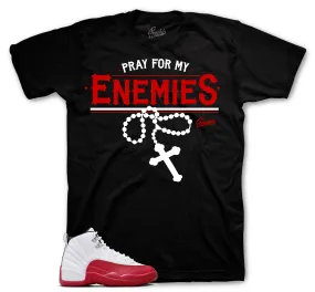 Retro 12 Cherry Shirt - Enemies - Black