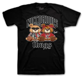 Retro 12 Playoff Shirt - Thug Bears - Black