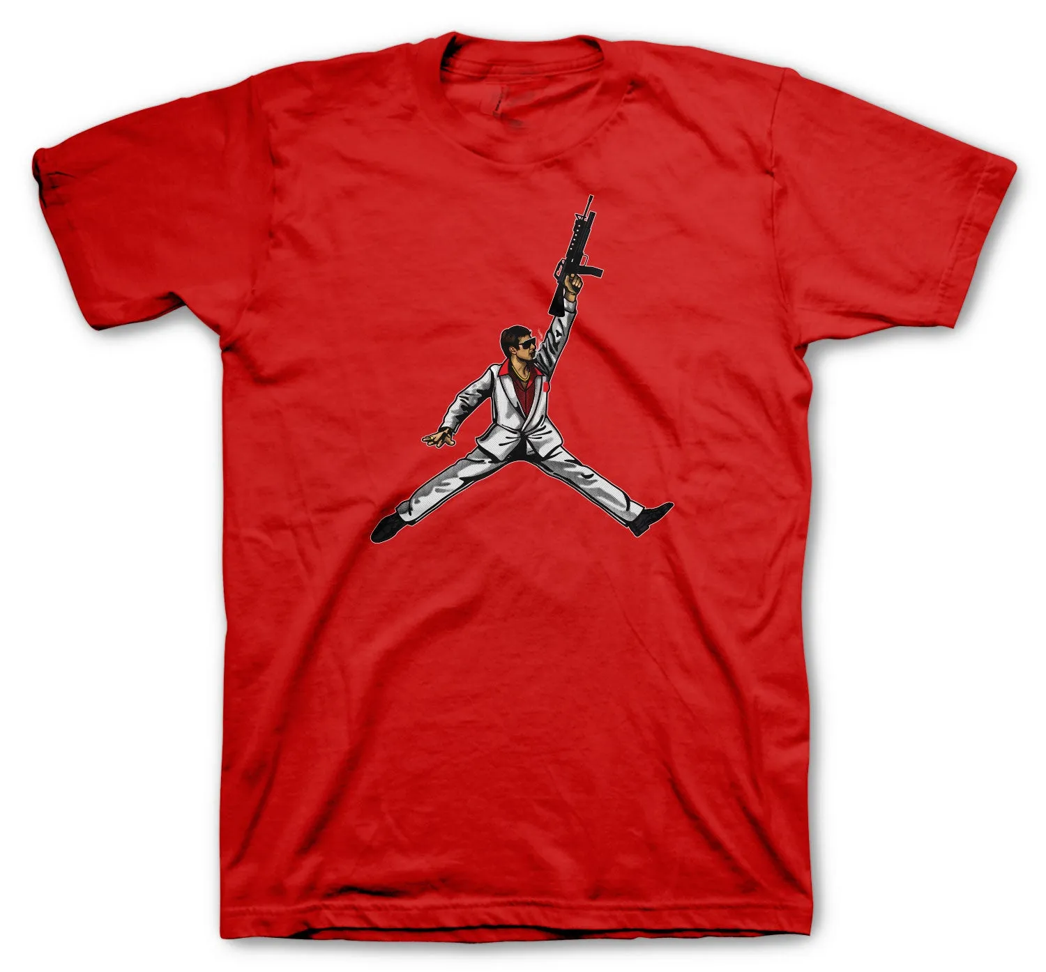 Retro 14 Gym Red Shirt - Air Tony - Gym Red