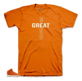 Retro 18 Orange Suede Shirt - Greatness One - Orange