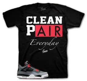 Retro 4 Infrared Clean Pair Shirt