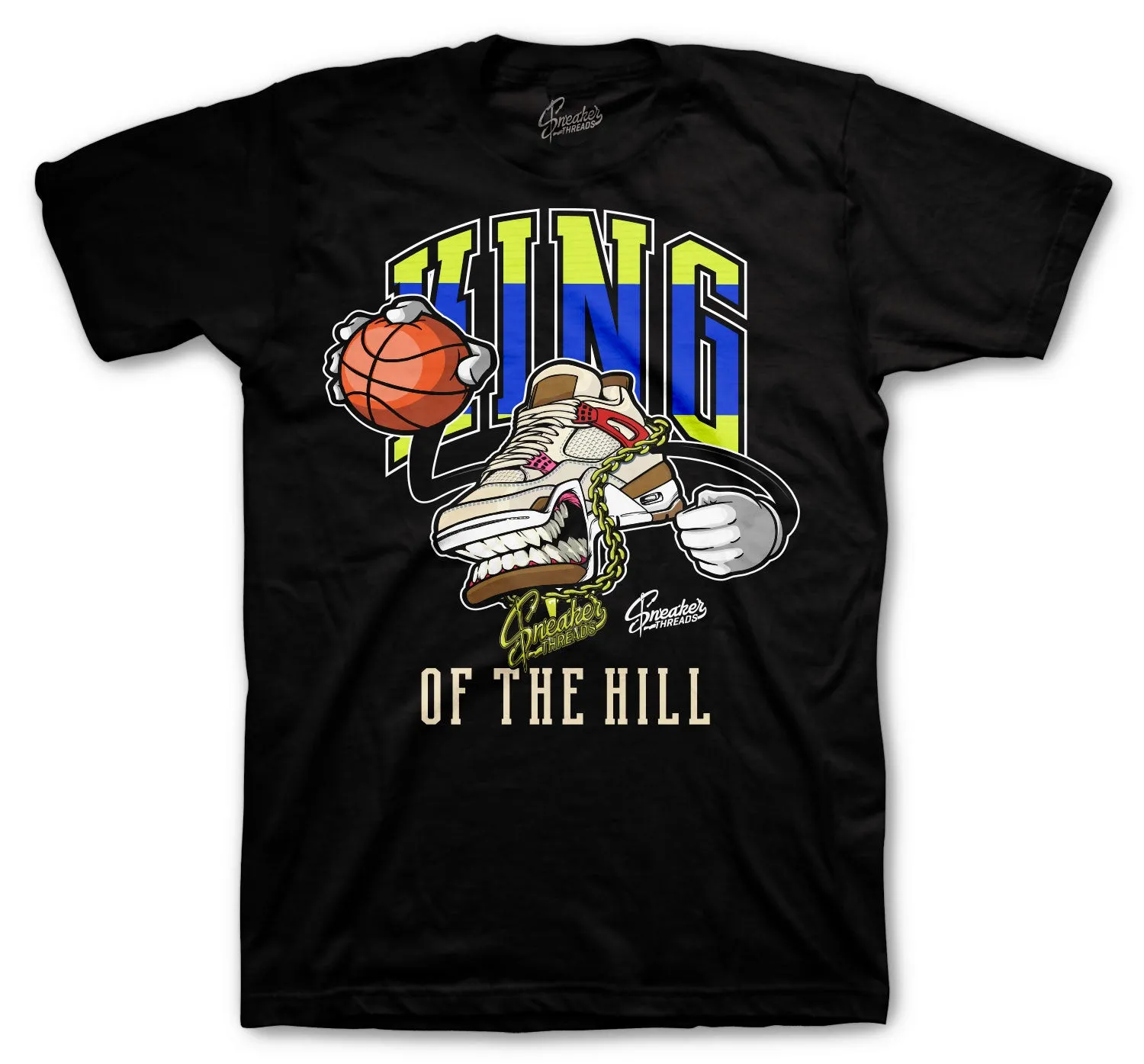 Retro 4 Wild Things Shirt - King Of hill - Black