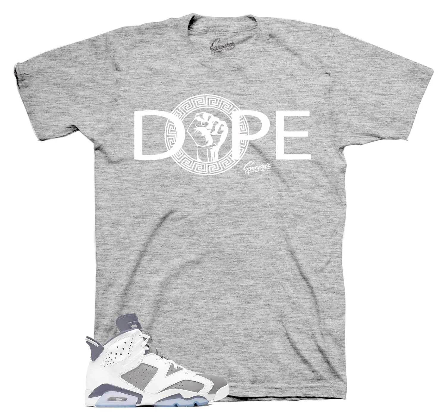 Retro 6 Cool Grey Shirt - DPE Gods - Black