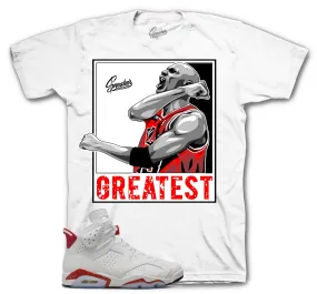 Retro 6 Red Cement Greatest Shirt