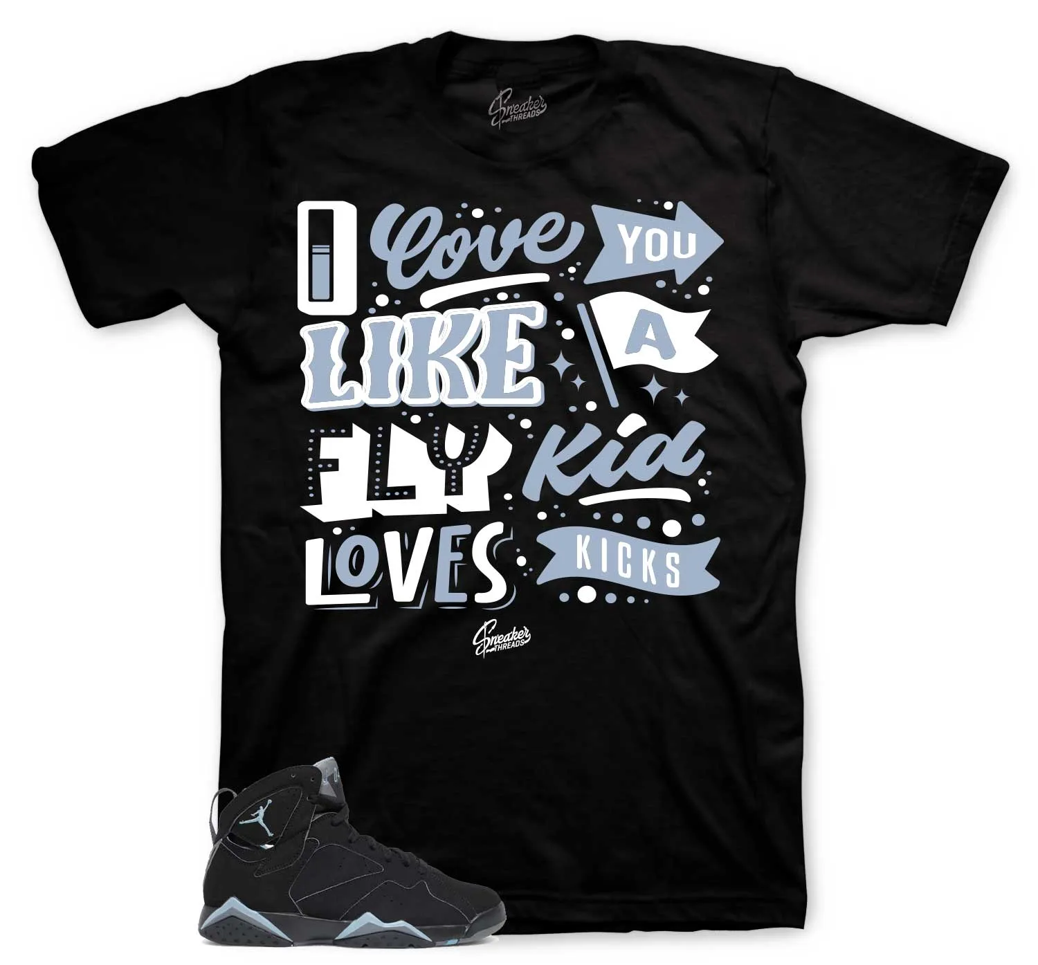 Retro 7 Chambray Love Kicks Shirt