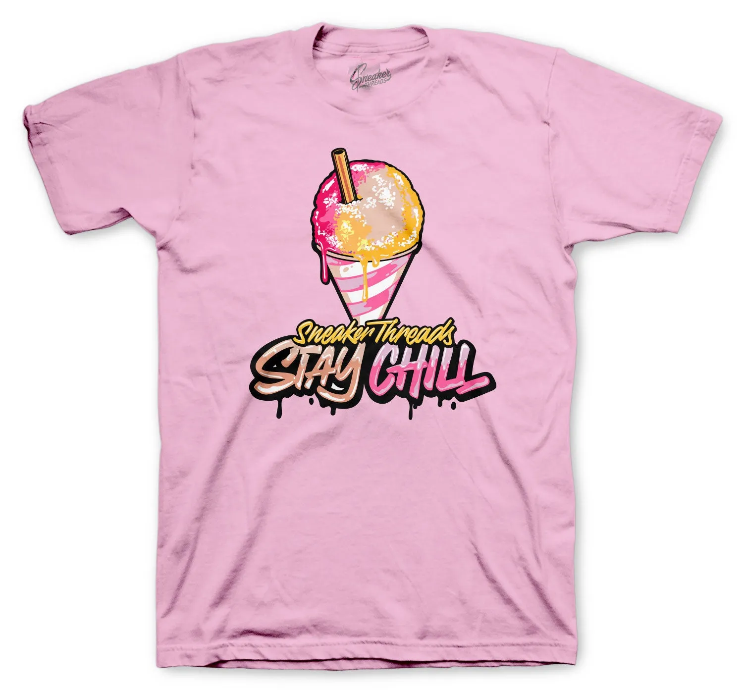 Retro 8 Arctic Punch Shirt - Stay Chill - Pink