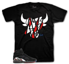 Retro 8 Playoffs Shirt - Bully - Black