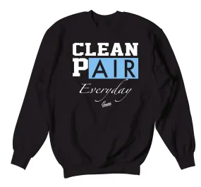 Retro 9 University Blue Sweater - Everyday - Black