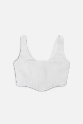 Rework Nike Sweatshirt Bustier - L