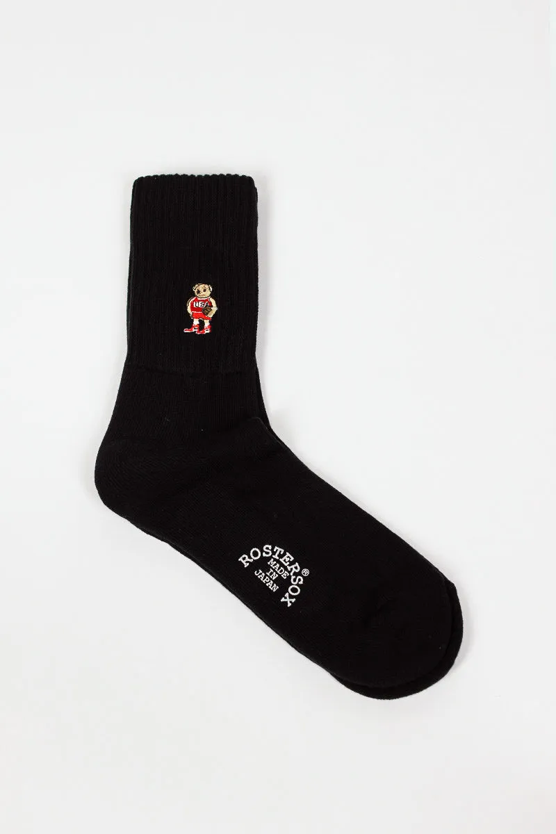 RS-198 Team Bear Socks Black