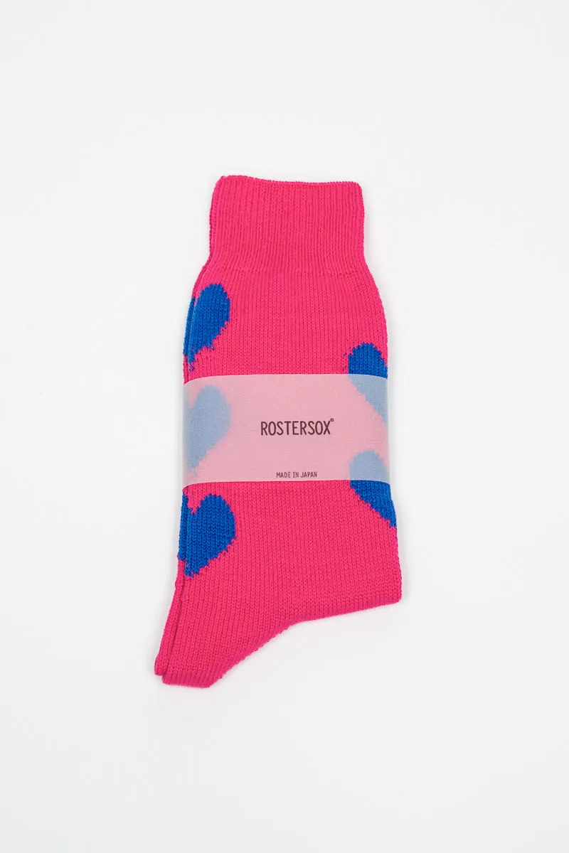 RS-63 Heart Socks Pink