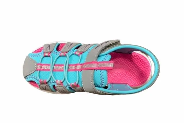 Skechers girls' sandal Flex Sandal Aqua Steps 86939/GYTQ grey-turquoise