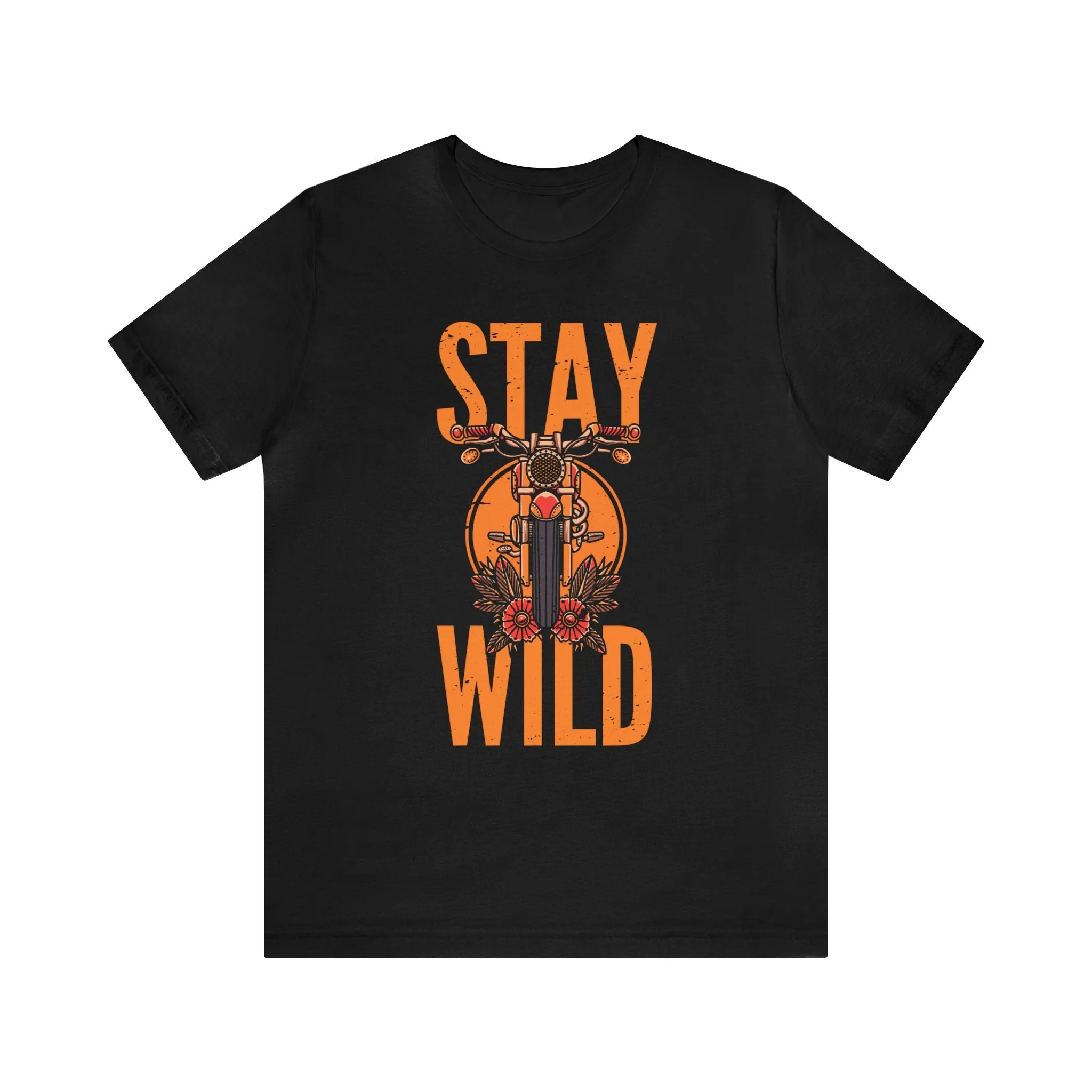 Stay Wild Tattoo T-shirt / Traditional Tattoo Tee Shirt / Punk Rock Clothing Tshirt Rockabilly Psychobilly Freak Goth