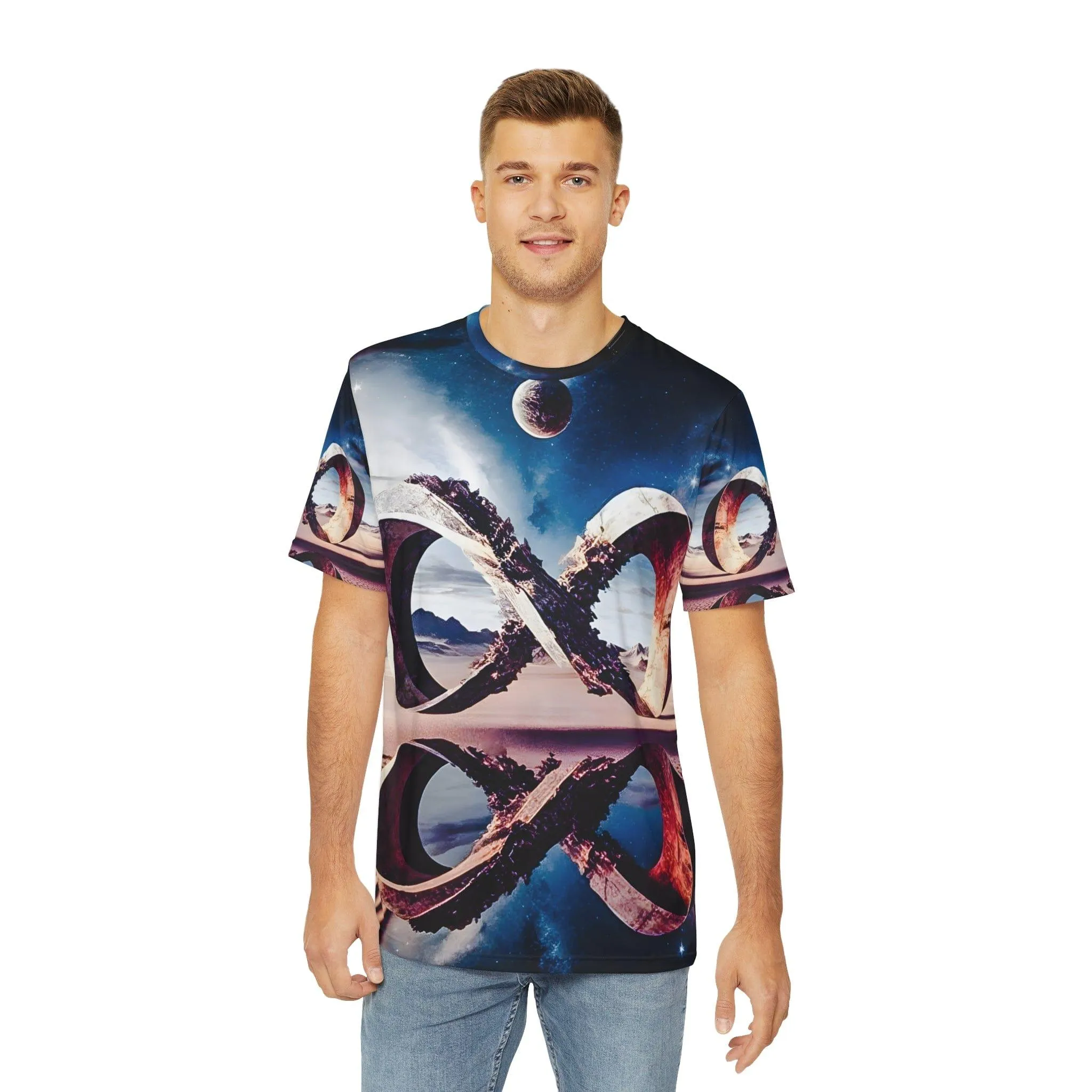 Surreal Infinite Possibilities - All Over Print (AOP) / Sublimation Design - Digital AI Art T-Shirt for Street or Festival Wear