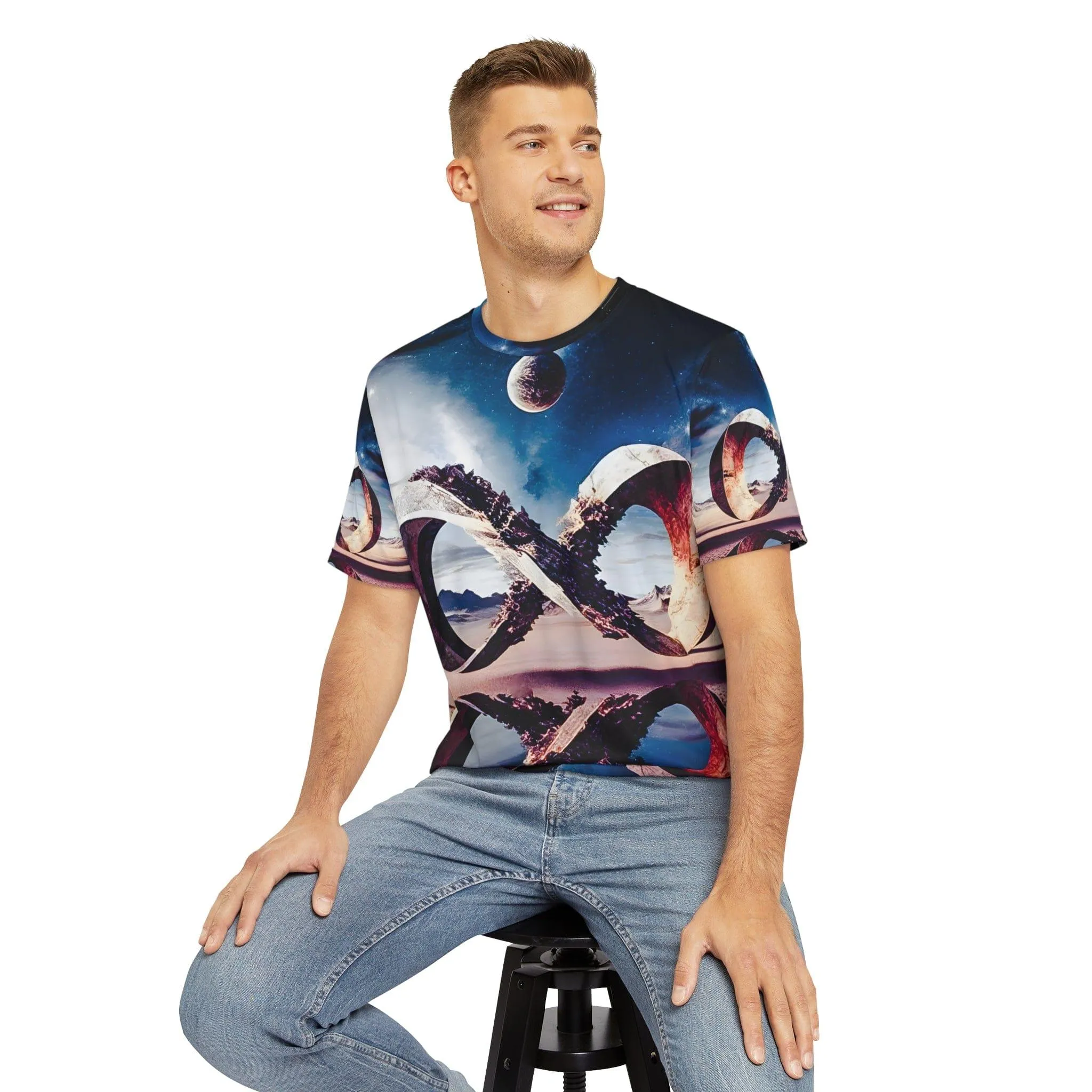 Surreal Infinite Possibilities - All Over Print (AOP) / Sublimation Design - Digital AI Art T-Shirt for Street or Festival Wear