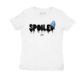 Womens Legend Blue 11 Shirt - Spoiled - White