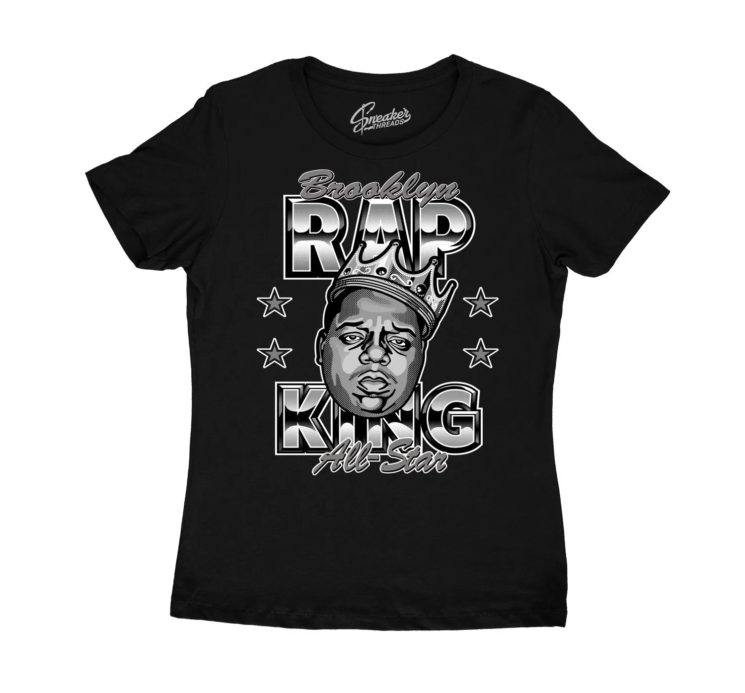 Womens Moonlight Shirt - Rap King - Black