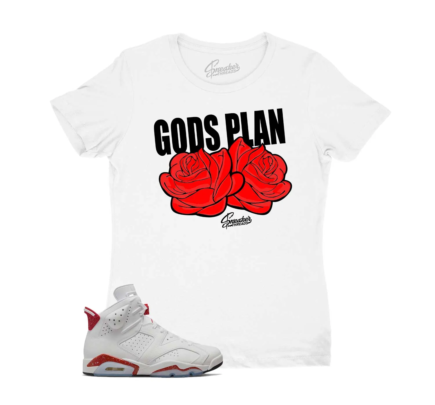 Womens - Red Cement 6 Gods Plan Shirt